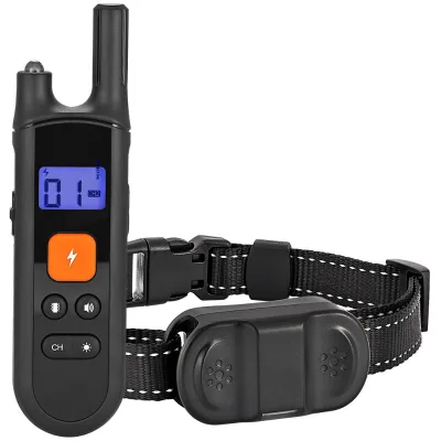 New Electric Shock Neck Ring for Dog Training Custom Plastic Pet Supplies Toy Vibration Remote Control Barking Stopper