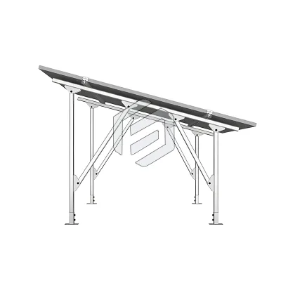 Design Solar Panel Mounting Bracket C Channel Steel Flat Ground Mounting System with 60m/s Wind Load & 1.4kn/m2 Snow Load