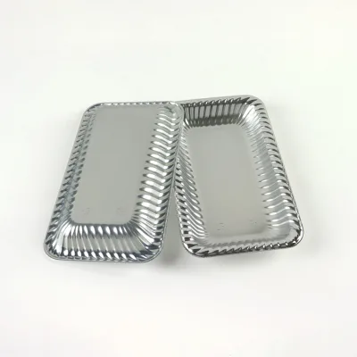 Food Grade Rectangle PET Plastic Packaging Trays for Vegetables Meat and Fruit Inner Tray