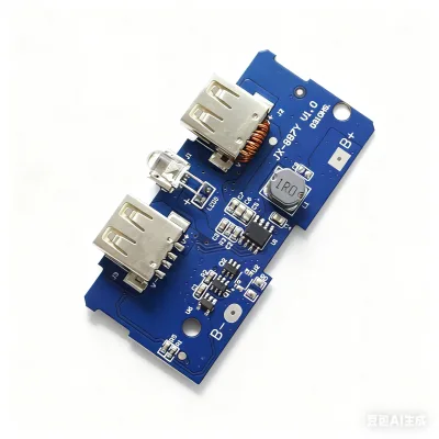 3.7V to 5V/2A Booster Module 18650 DIY Charging 1A Mobile Power Motherboard Circuit Board 3.2V~4.2V Power Bank Module