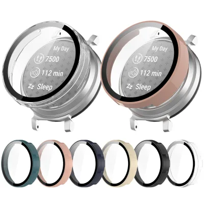Smart Watch Full Screen Protector Tempered Glass PC Watch Case for Garmin Lily2 Protective Case