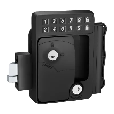 Upgrade Backlit Metal RV Door Lock Keyless Password Car Lock Remote Control Door Lock Waterproof