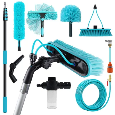 Factory Direct Adjustable Long Handle Cleaning Brush Set for Windows, House Siding & Boats   Multi-Size Options