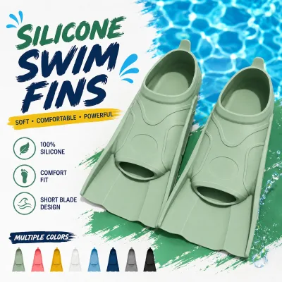 High Performance Silicone Swim Fins for Pool and Open Water Training