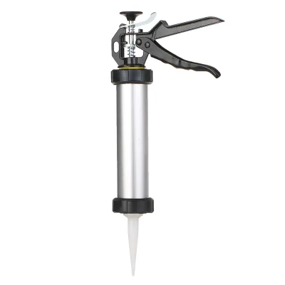 15inch Heavy Duty Revolving Mastic Caulk Gun Manual Drip Free Silicone Sealant Caulking Gun for Caulking Sealing Filling Cracks