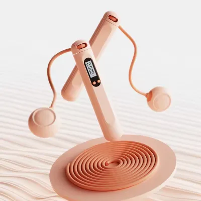 Smart Cordless Jump Rope with Digital Counter for Home Workout Fitness