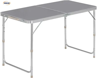 Height Quality Folding Table Legs Super Light Folding Camping Table BBQ Table and Chair Set