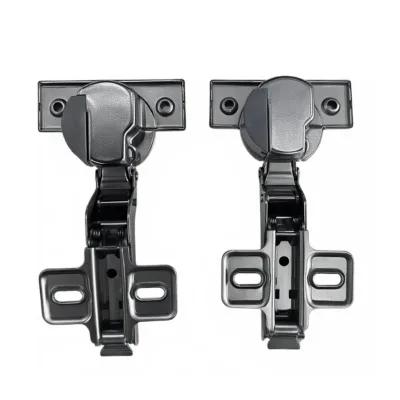 Soft Closing Cabinet Hinge 35mm 3D Clip on Titanium Gold Iron 45mm Pitch Anti Scratch Cover Base Plate M8 Dowels