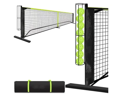 22 FT Regulation Size Portable Pickleball Net Pickle Ball Net with Exclusive Ball Holder