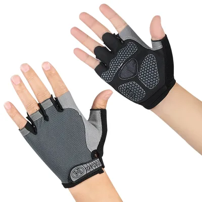 Summer Breathable Cycling Gloves Outdoor Sports Mountaineering Non-Slip Golf Half Finger Fitness Gloves