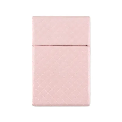 Cute Cartoon Playing Cards Set with Pink Diamond Pattern Leather Card Box Creative Gift Poker Cards