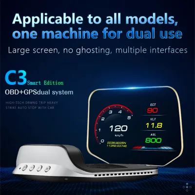 2026 New C3 Special Speed Exclusive for Brand Car Hud Device Android Auto Head up Display Camera Marcha Atras