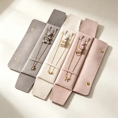 Travel Jewelry Organizer Roll Bag Jewelry Storage Bag Necklaces Rings Bracelets Earring Jewelry Storage Organizer