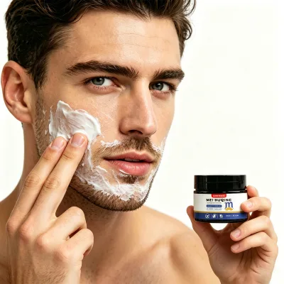 Wholesale Men Facial Beard Care Lotion With Glycerin for Facial Stubble Cleansing Softens Facial Skin for Daily Male Shaving Use