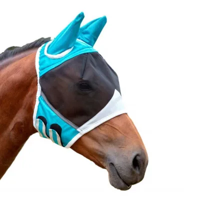 Custom Soft Breathable Horse Fly Protective Horse Riding Ears and Veils