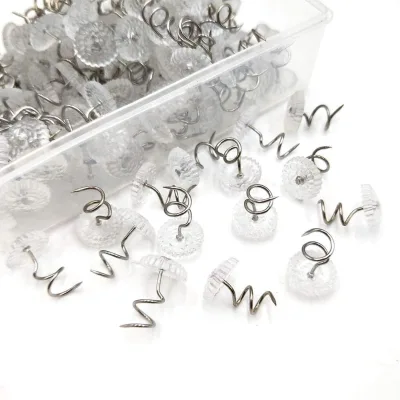 The 50pcs Packing Sofa Twisty Pins for Upholstery,slip Covers and Bed Skirts