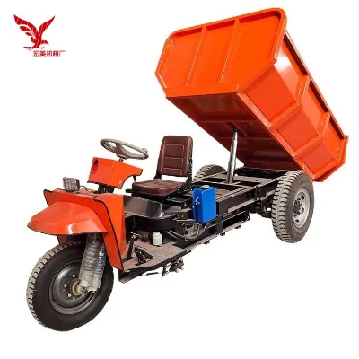 Electric Dumper Truck Hydraulic Mini Cargo Dumper 3 Wheels Electric for Sale