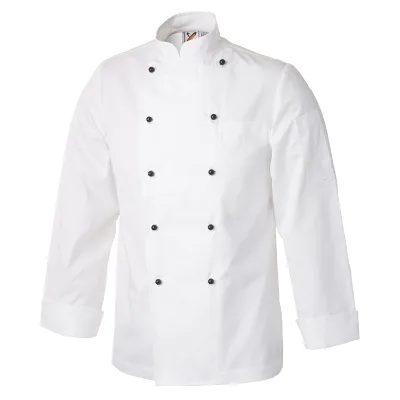 Wholesales Kitchen White Chef Jacket Mens Cooker Uniform