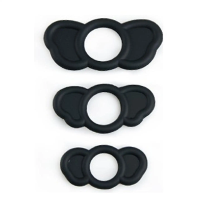 Lock Sperm Penile Ring Couple Men's Delay Ring Double Elephant butterfly Cock Ring