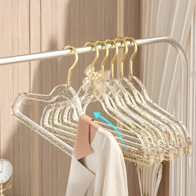 10pcs Non Marking, Anti Shoulder, Durable Household Clothes Hanger, Anti Slip Drying Hanger, Clothes Support