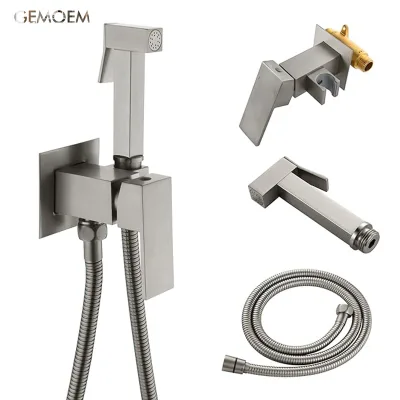 Hotel Toilet Sitter Spray Set Household Cleaning Nozzle Faucet Bidet Sprayer Set for Toilet