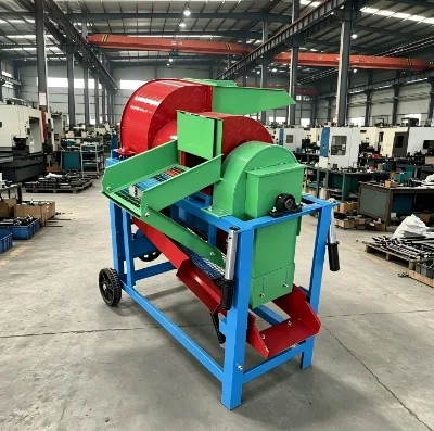 High Efficiency Low Vibration Multi Crop Thresher Machine with Wear Resistant Drum for Soybean Rapeseed Threshing