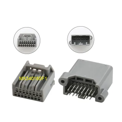 16pin Auto Car Speaker Stereo Radio Player Iso Wiring Harness Wire 16-pin Plug Connector MX34016SF1 for AUX
