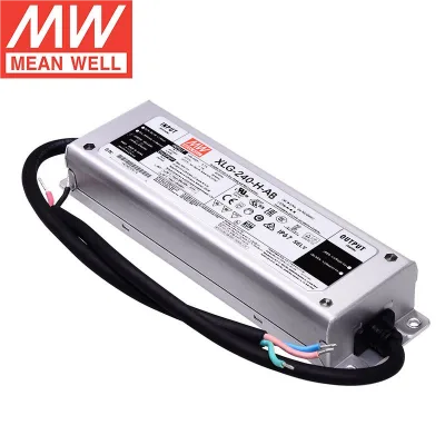 Meanwell XLG-240-H-AB 240W Triac Dimming Mode Waterproof LED Driver 50W 1A/3A AC-DC Energy Transfer for Street Industrial