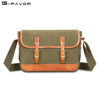 Wholesale Custom Leather Women Men Canvas Shoulder Bag Fashion Waterproof Outdoor Travel Crossbody Bags Designer
