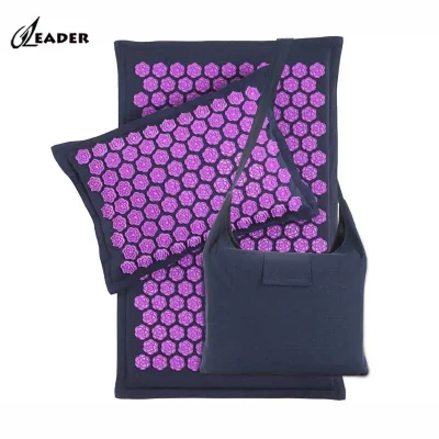 Acupressure Mat Relieve Stress Back Body Pain Spikes Cushion Yoga Mat Yoga Massage Pads With Large Touchpoints