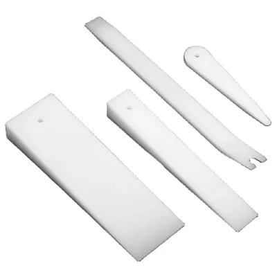 Taiwan Hekeen Industrial OEM/ODM Vehicle Repair Utility Wedge Set 3pc POM Material Silver Non-Marring Car Pry Trim Removal Tool