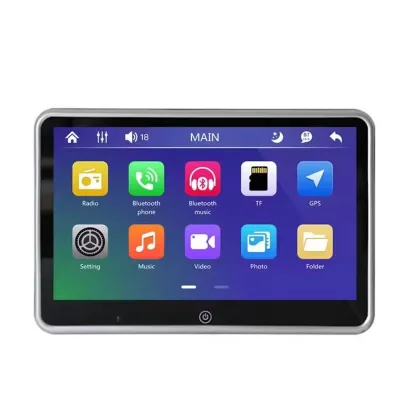 Super Thin 11.6" Touch Screen TV Car BackSeat Monitor Mirror Link RearSeat Entertainment Headrest USB TF FM Universal MP5