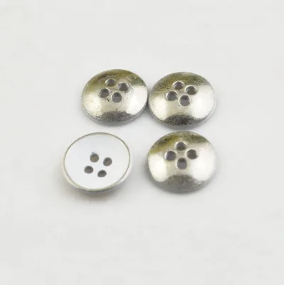 Custom Eco-Friendly Clothing Metal Alloy Snap Buttons with 4 Holes Plating Technics