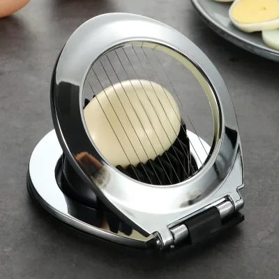 Egg Slicer for Hard Boiled Eggs Egg Cutter Strawberry Slicer Heavy Duty Zinc Alloy Tomato Slicer