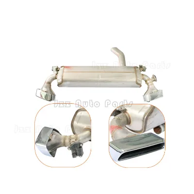 Improve Performance Car Sound Exhaust System Sport Rear Muffler Modify Square Exhaust Tips for BMW530l 530IX W,M Sport