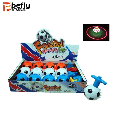 With Light and Musical Football Spinning Tops