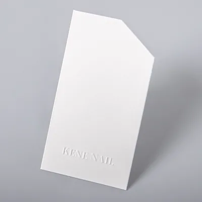 White Embossing Logo Paper Business Vip Membership Credit Card Envelope Hotel Key Card Paper Sleeve Packaging Envelopes