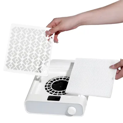 CE High Quality 3600RPM Brushless Professional Nail Manicure Table Vacuum Cleaner Dust Collector for Nails Salon WL005