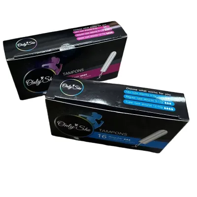 Woman Tampons OEM Finger-in Menstrual Swab Anti-side Leakage Swimming Special Small/large/large Flow