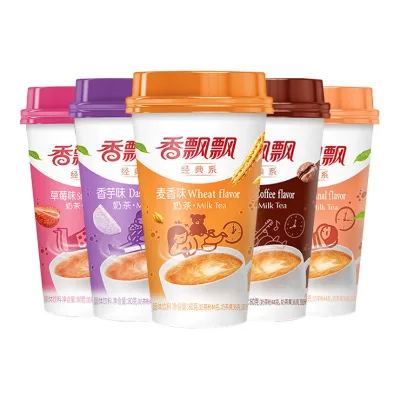 Xiangpiaopiao Milk Tea Wholesale Whole Box Original Flavor Taro Multi-flavor Mixed Milk Tea Instant Brewed Afternoon Tea Food