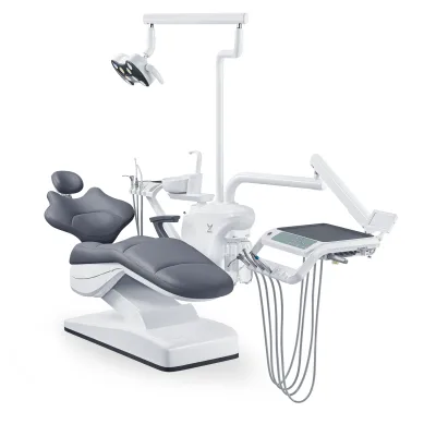 CE ISO Approved Hot Selling Left Hand Dental Unit With Rotatable Spitton Dental Chair Manufacture