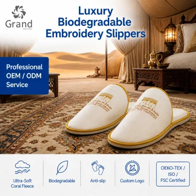 Verified Manufacturer Wholesale Foldable Reusable Portable Hotel Slipper Eco Friendly Terry Custom Logo International Hotel