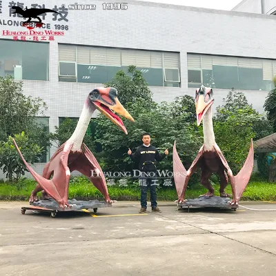 Animated 3D Dinosaur Pterodactyl Animatronic Quetzalcoatlus Model