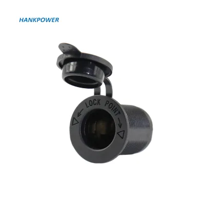 Cigarette Lighter Socket Car Motorcycle ATV RV Lighter Socket Power Outlet Female Socket