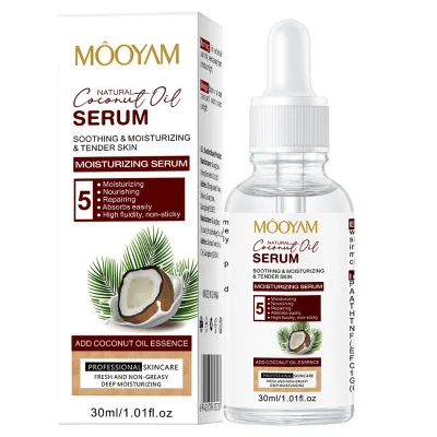 Coconut Oil Whitening Lock Water Facial Serum Hydrating Rejuvenating Smoothing Moisturizing Oem 30ml Mooyam Beauty Face Serum