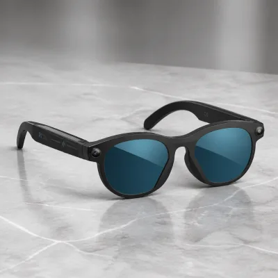 M88 Smart Camera Glasses  Calling Wireless Calling Music Smart Wearable Real-time AI Voice Translator 2MP HD Camera 45g