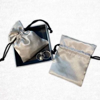 Satin Pouches Gift Bags Satin Drawstring Bag Small Pouch Silky Satin Pouch Jewellery Jewelry Storage Bag Soft Ring Storage bag