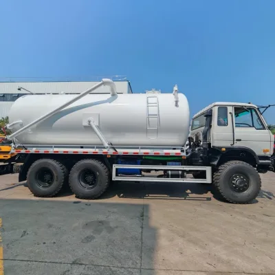 Multi Purpose Dongfeng 6*6 Vacuum Tanker Truck 18CBM Off Road Sewage & Sludge Transport Tank Truck for Mining Area Sanitation