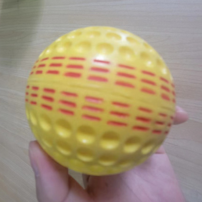 2023 New Dimpled Balls With Seams, Pitching Machine Balls, PU Material Dimpled Baseball Softball Training