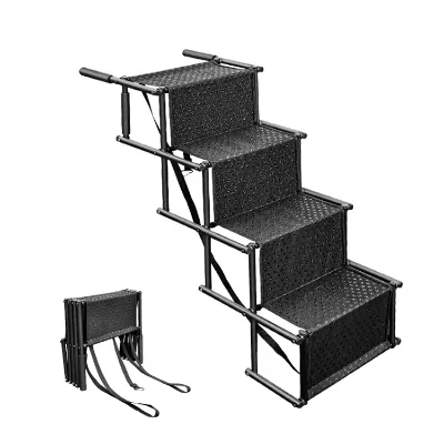 Pet Stair Case Fold Able 5 Step Ladder Lightweight Dog Ramp Anti Slip Pet Ladder for Dogs Cats Pet Accessories